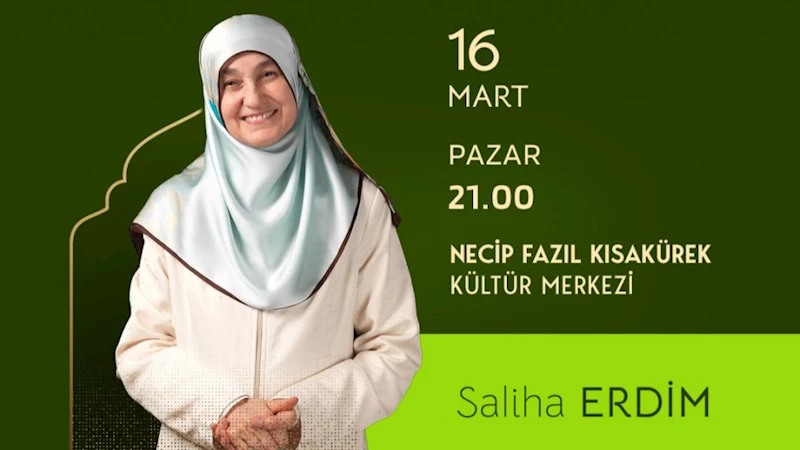 Yazar Saliha Erdim, NFK’da Okurlarıyla Buluşacak