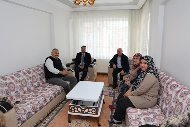 Başkan Adnan Öztaş, Taziye Ziyaretlerinde Bulundu