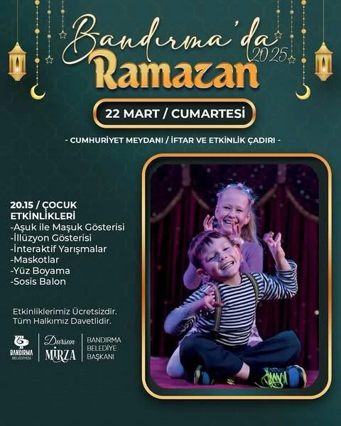 22 Mart Cumartesi  iftar ve etkinlik çadırımızda buluşuyoruz.