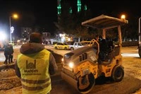 Mardin Büyükşehir Belediyesi, yama asfalt çalışmalarını aralıksız sürdürüyor