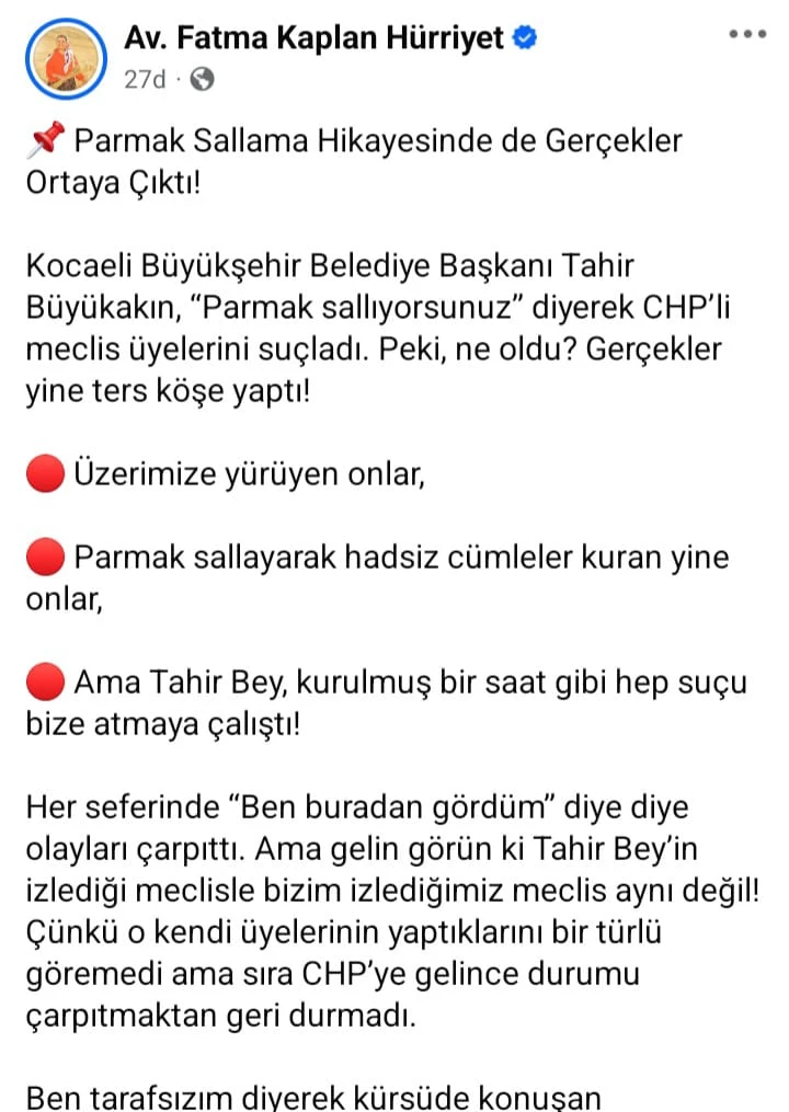 HÜRRİYET: PARMAK SALLAMA HİKAYESİNDE DE GERÇEKLER ORTAYA ÇIKTI!