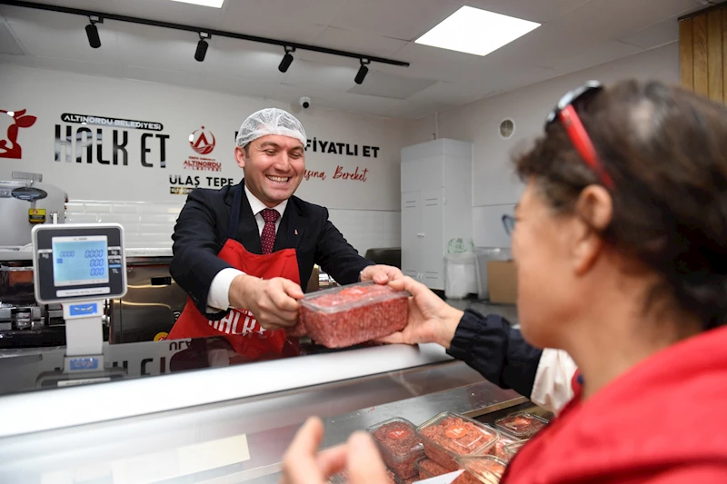 HALK ET’TE 1 HAFTADA 5 TON ET VATANDAŞLARLA BULUŞTURULDU