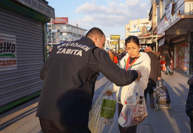 Keçiören Belediyesi’nden kumanya ve tatlı ikramı