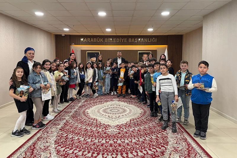 Şirinevler Şehit Ercan Hırçın İlkokulu Öğrencilerinden Başkan Çetinkaya’ya Ziyaret