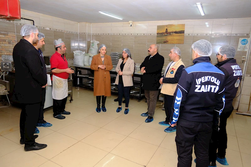 Eş Başkan Uzunay, tatlı imalathanelerini denetledi