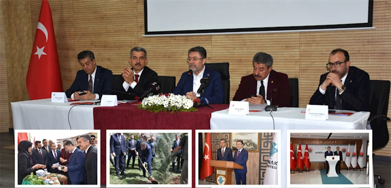 BAKAN YUMAKLI, ÇEŞİTLİ TEMASLARDA BULUNMAK ÜZERE ŞIRNAK