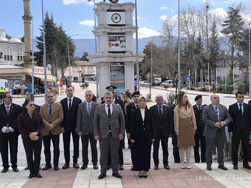 Belediye Başkanımız Cihan DEMİR, 18 Mart Çanakkale Zaferi ve Şehitleri Anma Günü kapsamında düzenlenen törene katıldı.