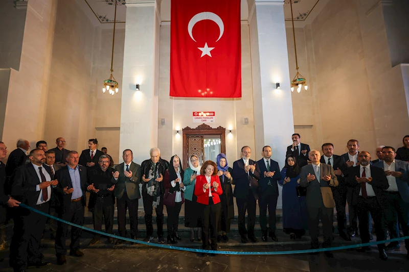 BÜYÜKŞEHİR BELEDİYESİ TARAFINDAN YAPIMI TAMAMLANAN ÇANAKÇI CAMİSİNİN RESMİ AÇILIŞI YAPILDI
