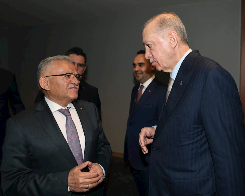 Cumhurbaşkanı Erdoğan’dan Başkan Büyükkılıç’a 
