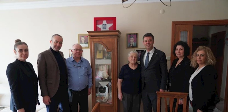 Başkan Sarıkurt´tan Şehit Aileleri ve Gazilere Ziyaret