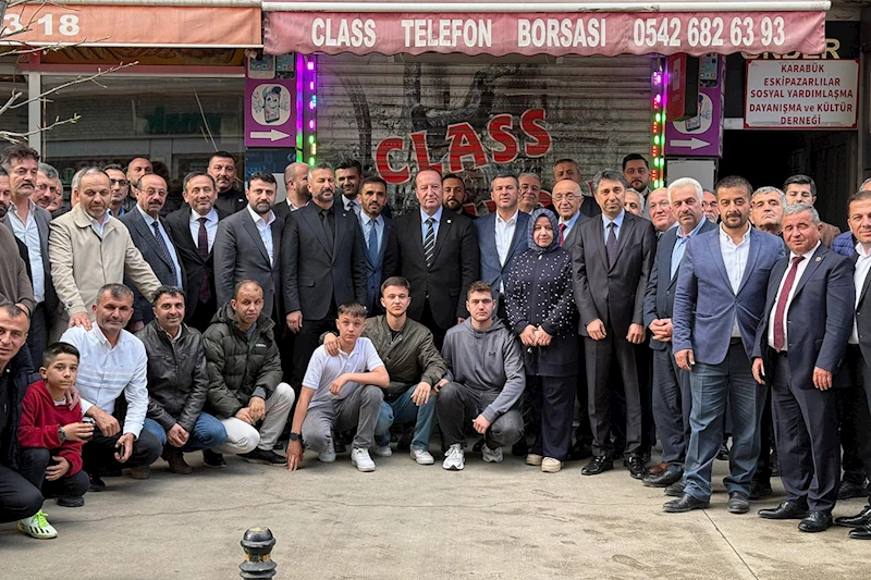 Başkan Çetinkaya, Karabük Eskipazarlılar Sosyal Yardımlaşma Dayanışma ve Kültür Derneği’nin Düzenlediği Bayramlaşma Programına Katıldı
