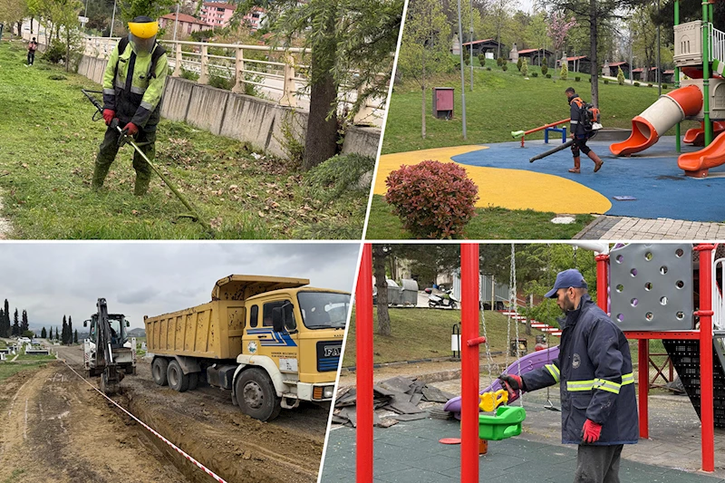 Karabük Belediyesi’nden Yeşil Alanlara Bahar Dokunuşu