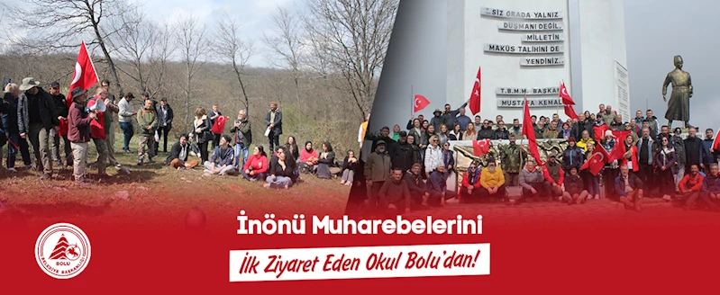 İnönü Muharebelerini İlk Ziyaret Eden Okul Bolu’dan!