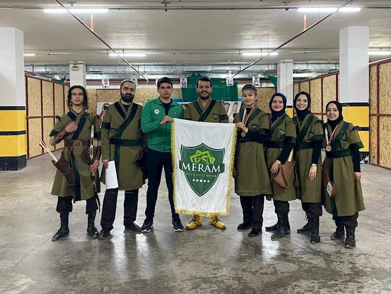 MERAM BELEDİYESPOR GELENEKSEL OKÇULUKTA ZİRVEDE