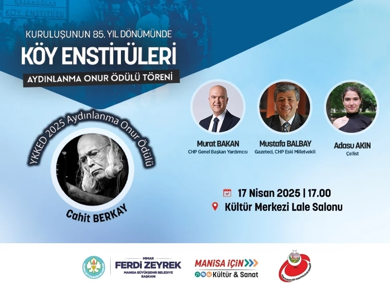 Köy Enstitüleri’nin Kuruluşunun 85. Yılı Manisa’da Kutlanıyor