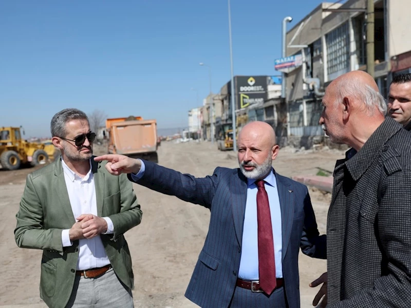 BAŞKAN ÇOLAKBAYRAKDAR: “30 METRELİK YENİ BULVARLA KAYABAŞI YENİ ÇEHREYE KAVUŞACAK”
