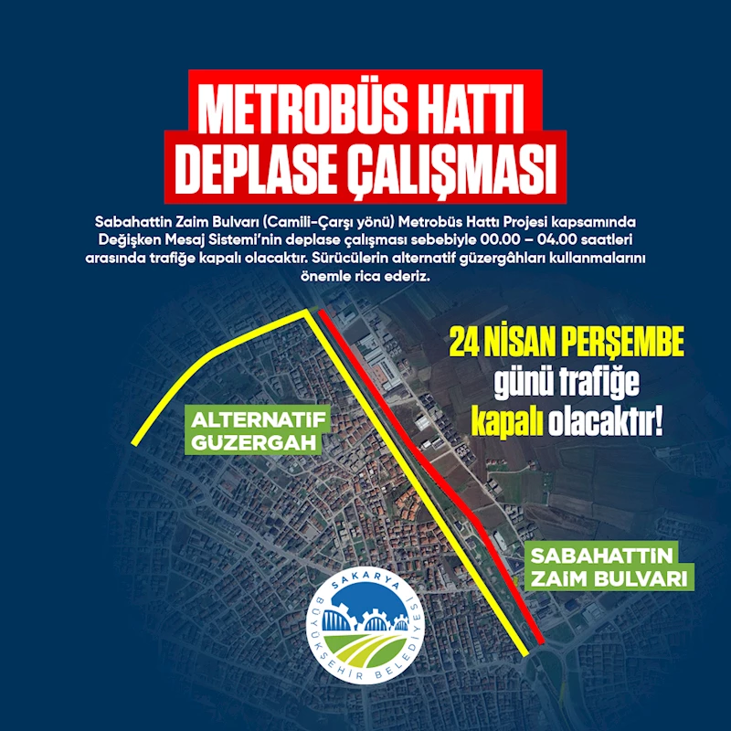 Yenikent güzergâhını kullananlar dikkat: O gece trafiğe kapatılacak