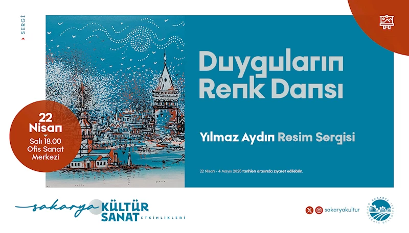 Ressam Yılmaz Aydın’ın “Duyguların Renk Dansı” sergisi OSM’de