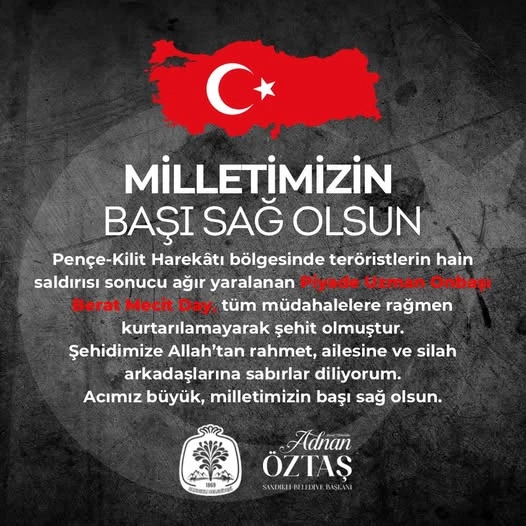 milletimizin başı sağ olsun.