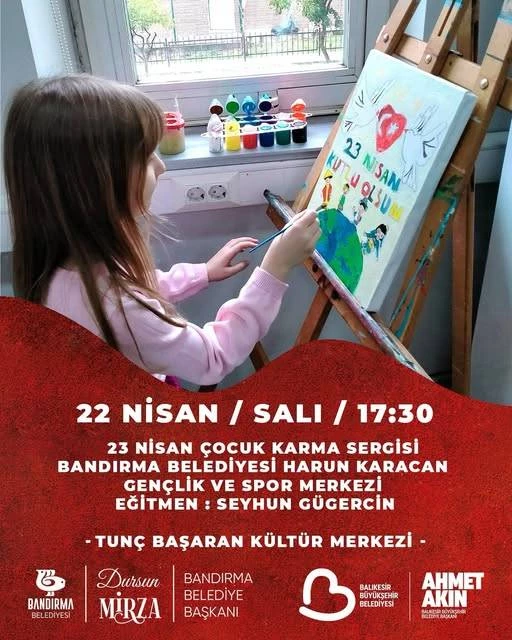 Çocukların hayal gücüyle renklenecek dünya…