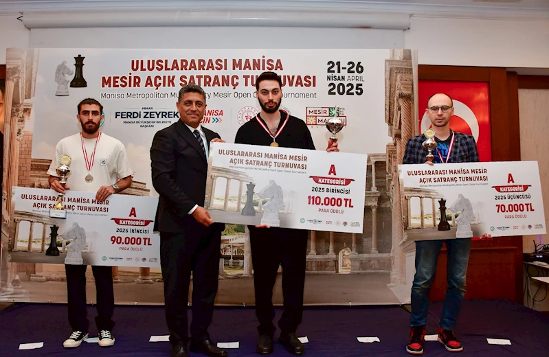 Manisa Mesir Uluslararası Açık Satranç Turnuvası’nda Şampiyon Belli Oldu