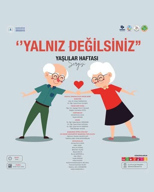 “Yalnız Değilsiniz” Sergisi Açılıyor