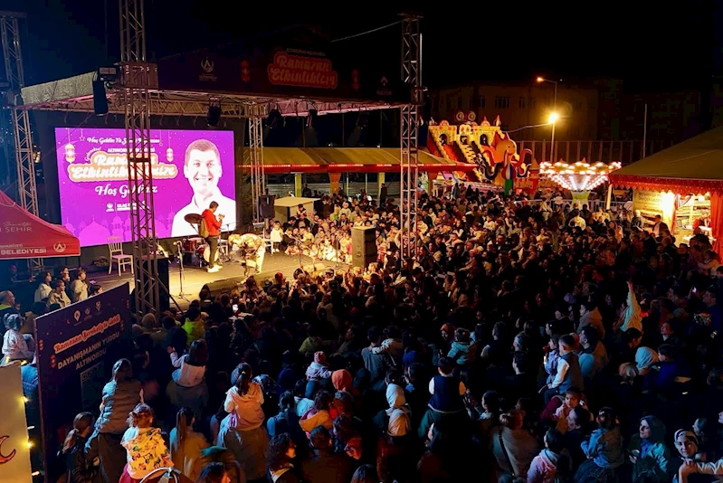 GELENEKSEL RAMAZAN ETKİNLİKLERİ ALANI DOLDU TAŞTI