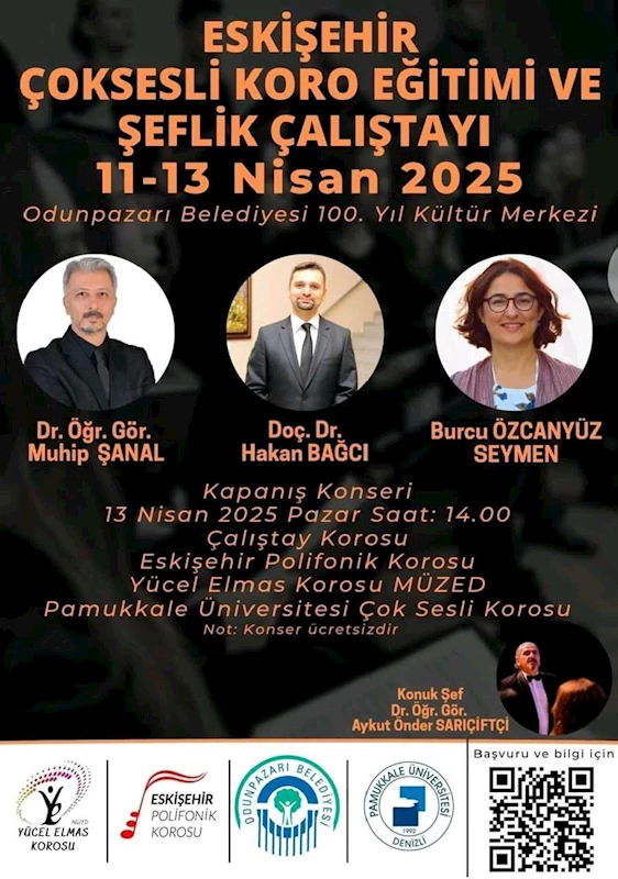 ODUNPAZARI BELEDİYESİ’NDEN ÇOK SESLİ KORO EĞİTİMİ VE ŞEFLİK ÇALIŞTAYI