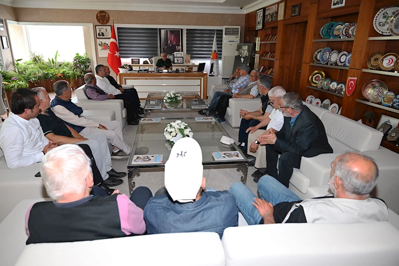 Kuzdere’de yaşayan vatandaşlardan Başkan Topaloğlu’na anlamlı ziyaret