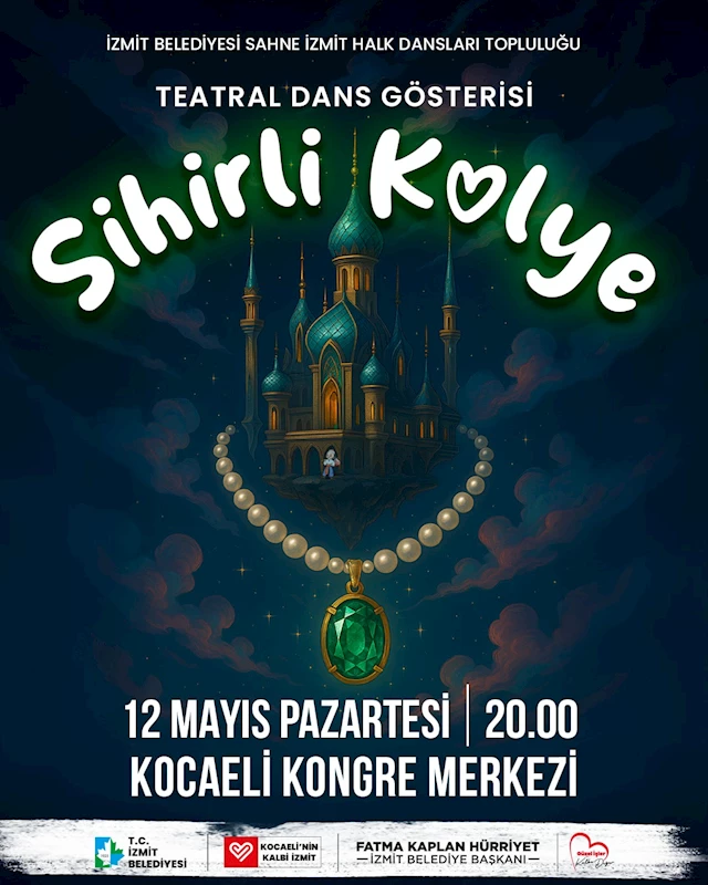 SAHNE İZMİT’TEN MASALSI BİR GÖSTERİ; SİHİRLİ KOLYE İZLEYİCİYLE BULUŞUYOR
