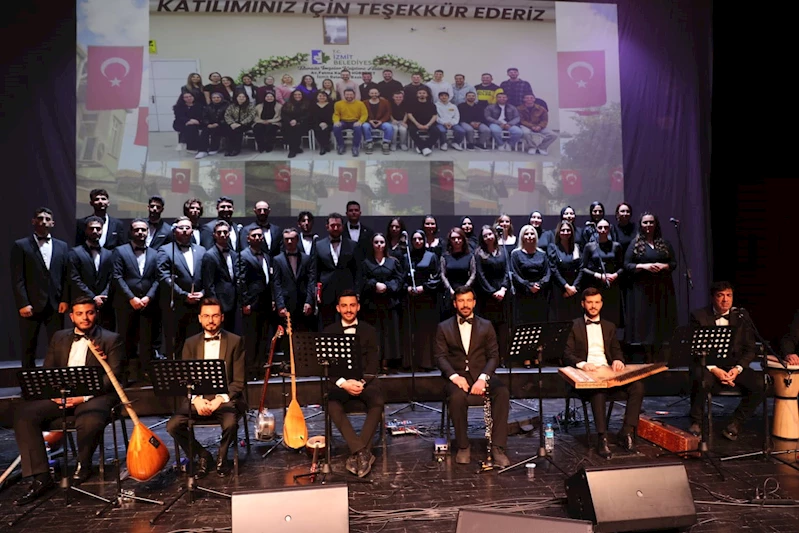 İZMİT’TE HALK MÜZİĞİ COŞKUSU YAŞANDI