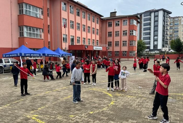 ÜNYE BELEDİYESİ’NDEN ÇOCUKLARA FARKINDALIK PROJESİ