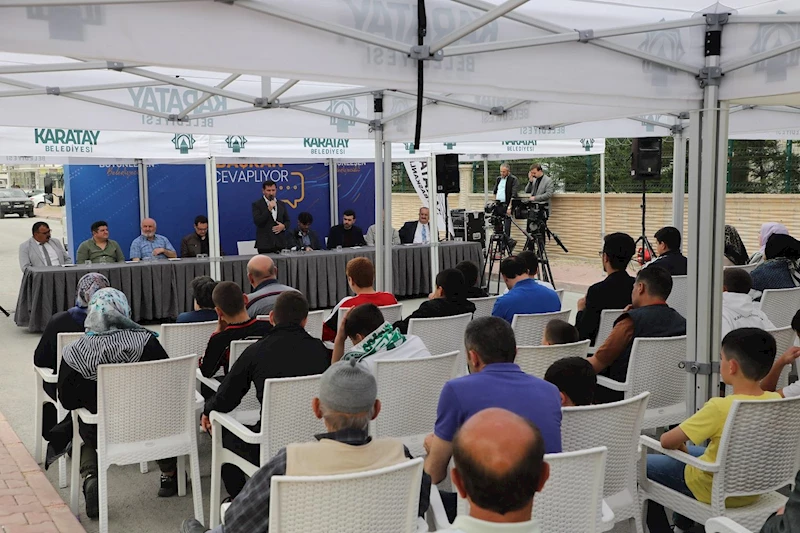 BAŞKAN KILCA AKABE MAHALLESİ’NDE VATANDAŞLARLA BİR ARAYA GELDİ