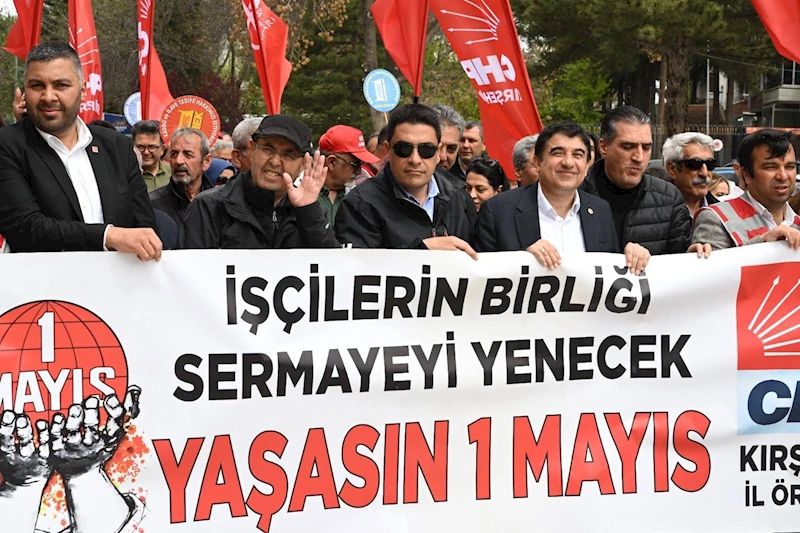 BAŞKANIMIZ EKİCİOĞLU, 1 MAYIS KUTLAMASINA KATILDI