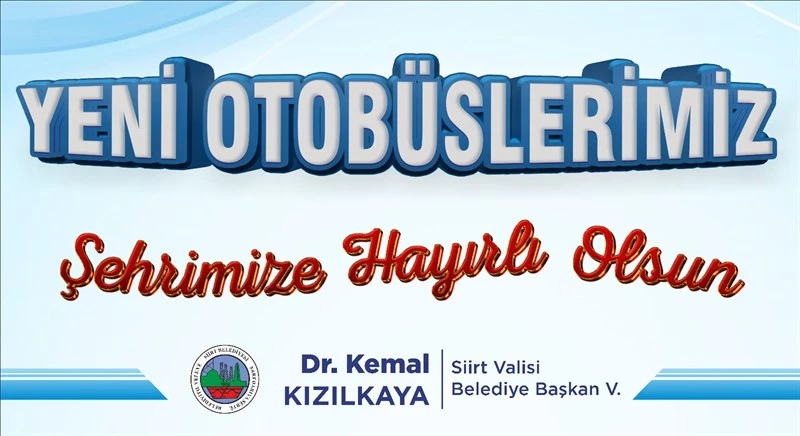 Siirt Belediyesi Yeni Halk Otobüsleri Tanıtım Töreni