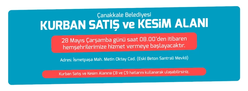 Kurban Satış ve Kesim Alanına İlişkin Bilgilendirme ve Önemli Duyurular