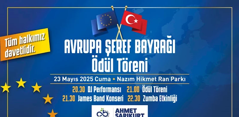 Avrupa Şeref Bayrağı Ödül Töreni 23 Mayıs´ta
