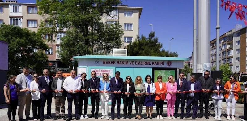 Çorlu`da Bebek Bakım ve Emzirme Kabinleri Hizmete Sunuldu