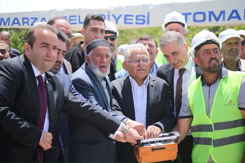 Tomarza’daki Yeni Cami Projesinin Çevre Düzenlemesi “Büyükşehir” Kalitesiyle Yapılacak