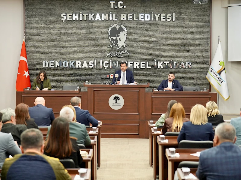 ŞEHİTKAMİL BELEDİYESİ MAYIS AYI MECLİS TOPLANTISI YAPILDI