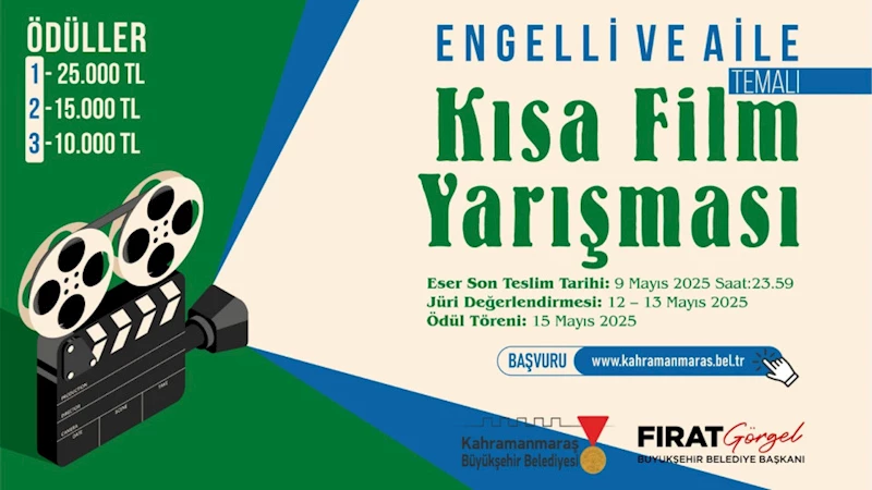 Büyükşehir’in “Engelli ve Aile” Temalı Kısa Film Yarışmasına Başvurular Sürüyor
