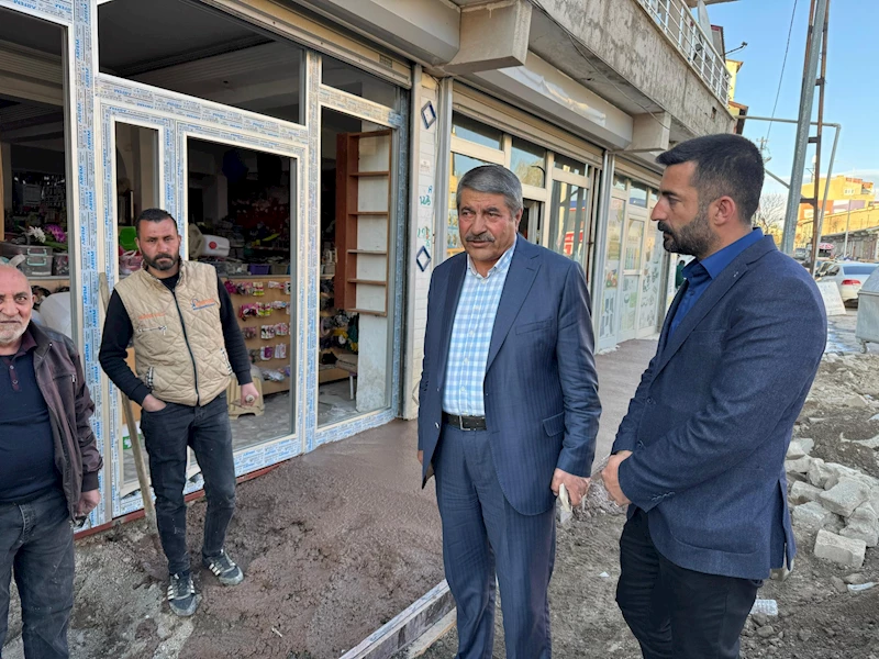 Patnos Belediyesi Gece Gündüz Çalışıyor: Recep Tayyip Erdoğan Caddesi Yenileniyor