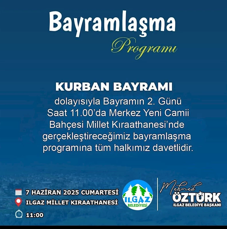 Kurban Bayramı Bayramlaşmamıza Tüm Halkımız Davetlidir