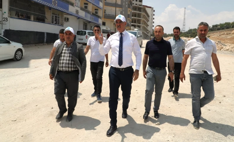 Başkan Mehmet Kuş Osmanlı Mahallesi’nde İncelemelerde Bulundu