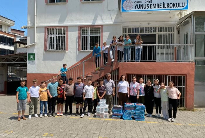 ÜNYE’DE ATIK PİLLER GERİ DÖNÜŞÜME KAZANDIRILDI