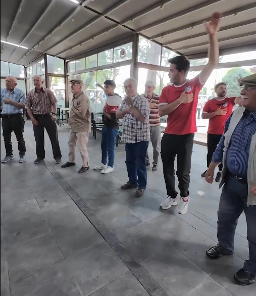 Büyükşehir Spor A.Ş.’den Emekliler Kafeteryası’nda Jimnastik Aktivitesi