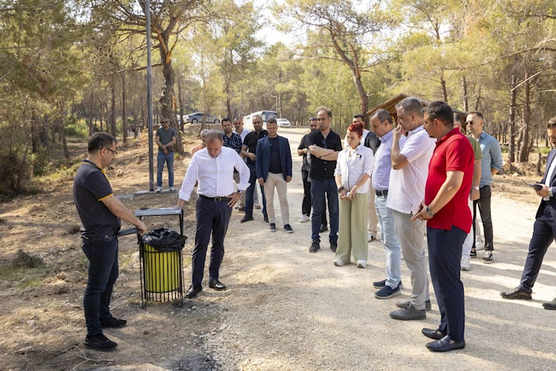 Başkan Seçer, Büyükşehir’in Düzenlediği Emirler Orman Parkı Piknik Alanı’nı İnceledi