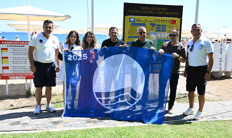 Kemer Belediyesi’nin mavi bayrak gururu