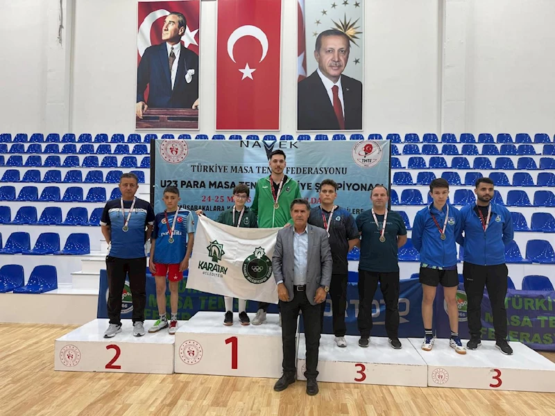 PARALİMPİK MASA TENİSİ’NDE KARATAY’A ÇİFTE ŞAMPİYONLUK