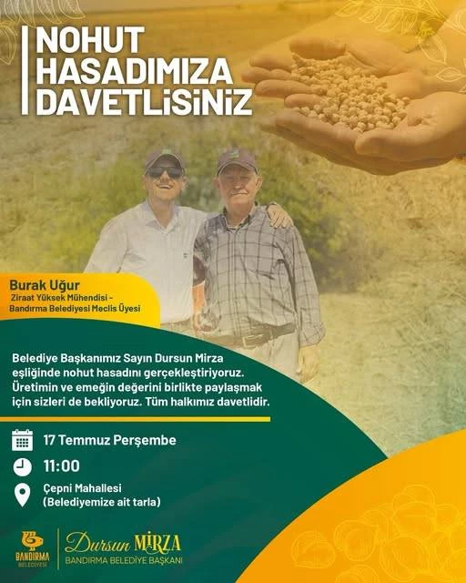 KÖYÜMÜZÜN BEREKETİ, EMEĞİMİZİN KARŞILIĞI İÇİN BİR ARAYA GELİYORUZ